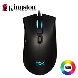 Kingston HyperX Pulsefire FPS Pro RGB игровой Мышь кадров в секунду производительность проводной Мышь с родной Точек на дюйм до 16000 Pixart 3389 Сенсор