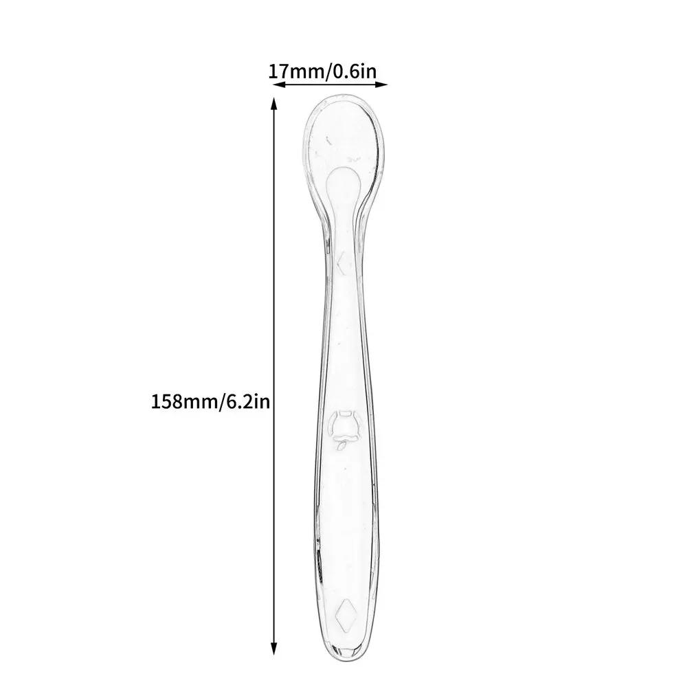 MrY/детская ложка для кормления, столовые приборы, посуда, безопасная мягкая насадка, Детская силиконовая ложка, детское устройство для кормления, практичная Антибактериальная детская ложка