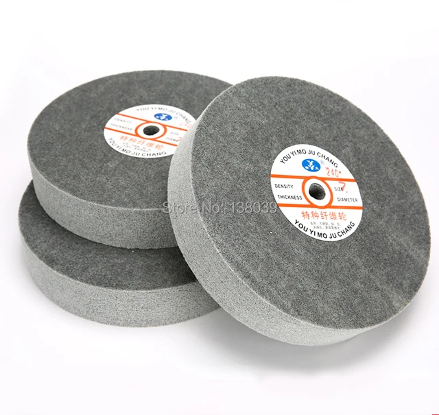 10"250mmX50mmT X16mm Non woven nylon buffing wheel for polishing