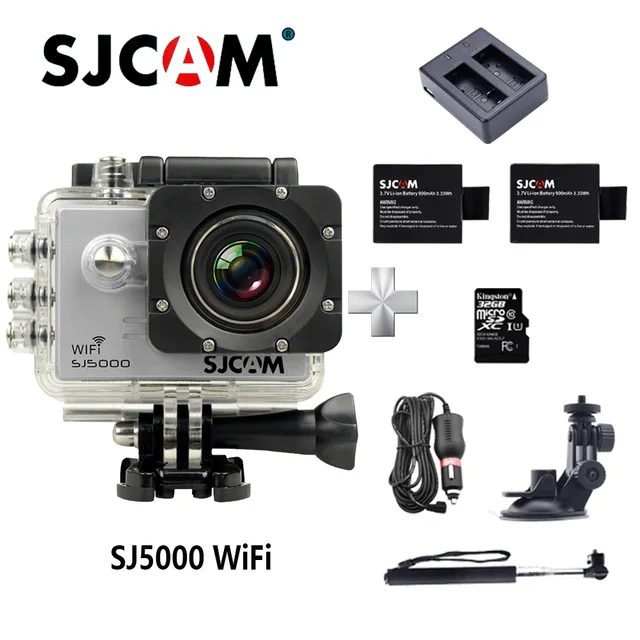 SJCAM SJ5000 WI-FI действие Камера WI-FI 2,0 ЖК-дисплей NTK96660 30 м Водонепроницаемый Камера 1080 P Ultra HD Спорт Камера