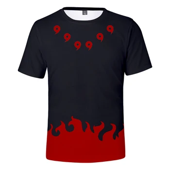 

Naruto clothes Uchiha Sasuke juvenile cos summer hot short-sleeved casual T-shirt unisex bottoming couple love parent-child