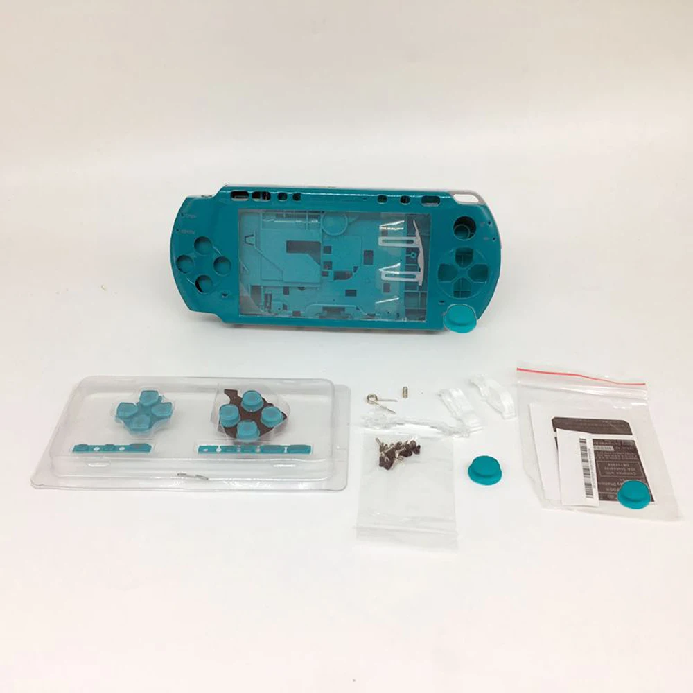 

High qulity 9 color black white game console Housing case cover shell with buttons for PSP3000 PSP 3000