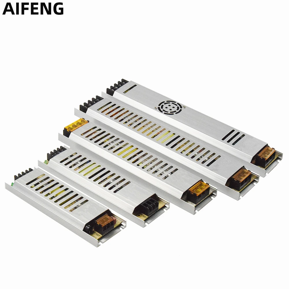 Адаптер AIFENG для светодиодной ленты 175 265 В переменного тока на 12 постоянного 24 60 Вт