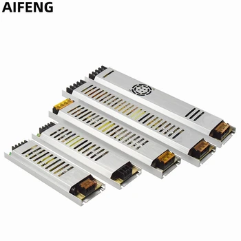 

AIFENG AC 175-265V to DC12V 24V Power Supply 60W 100W 150W 200W 300W Lighting Transformer Led Driver Adapter For Led Strip Light