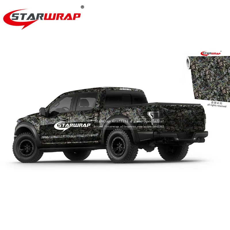 Starwrap Grass Realtree камуфляжная обертка виниловая пленка настоящая елка оберточная