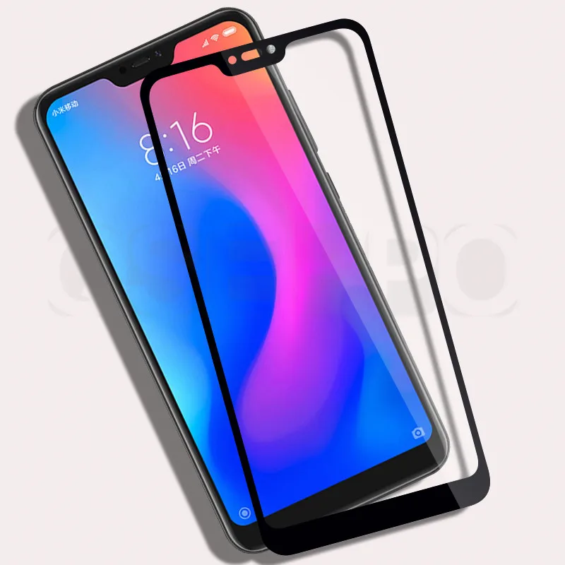 3D كامل غطاء الزجاج المقسى ل شياو mi mi 8 لايت الهاتف واقي للشاشة ل الأحمر mi 6 الموالية سلامة طبقة رقيقة واقية على mi A2 لايت