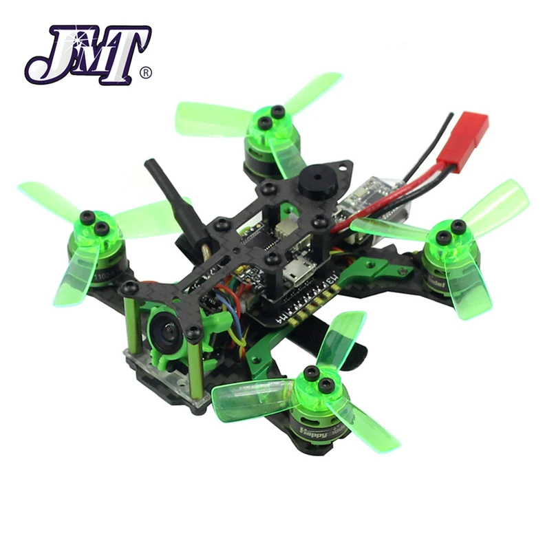 JMT Mantis85 85 мм 5,8G FPV микро гоночный Дрон Квадрокоптер BNF 600TVL камера VTX и двойная антенна 3 дюйма видео очки для FLysky