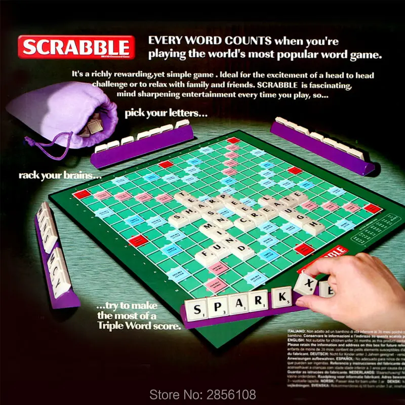 Scrabble игра кроссвотеры для обучения правописанию английская головоломка