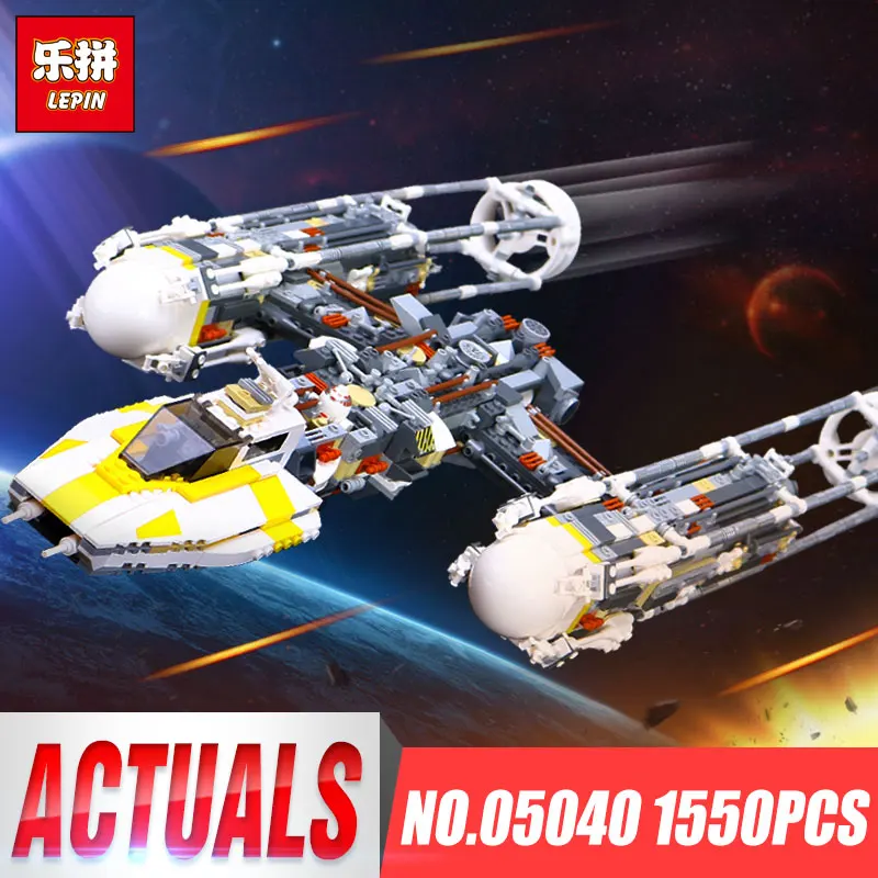 

Lepin 05040 Star wing Attack fighter Building Block Bricks Wars Educational Toys Gift Compatible legoinglys 10134 Birthday gifts