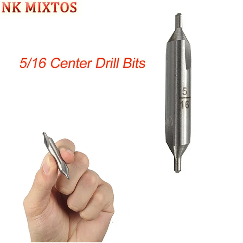 

Free Shipping 1PC 5/16 HSS Center 60 degrees Spotting Drill Bits Combined Countersink High Speed Tool