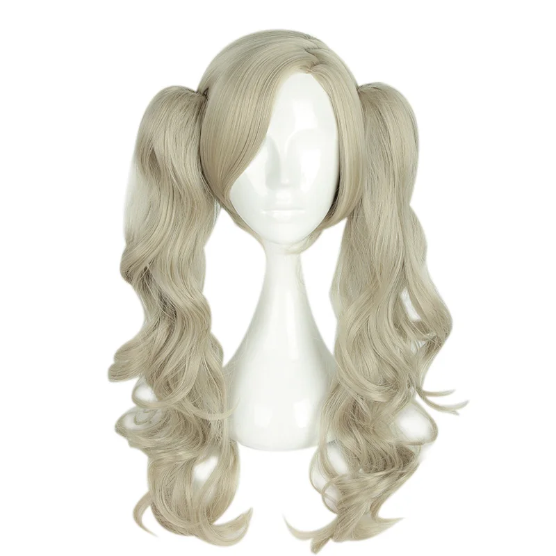 Coshome Anime Persona 5 Futaba Sakura Cosplay Wigs Haru Okumura Kurusu Akira Joker Wig Hallowen Party Peluca (22)