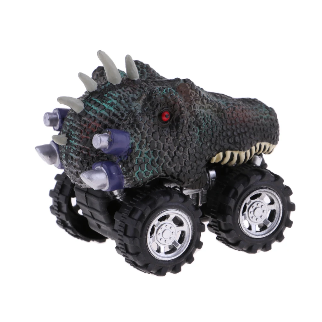 Simulation Mini Dinosaur Car Model Pull Back Car Toys Children's Day Gift for Kids Boys Baby