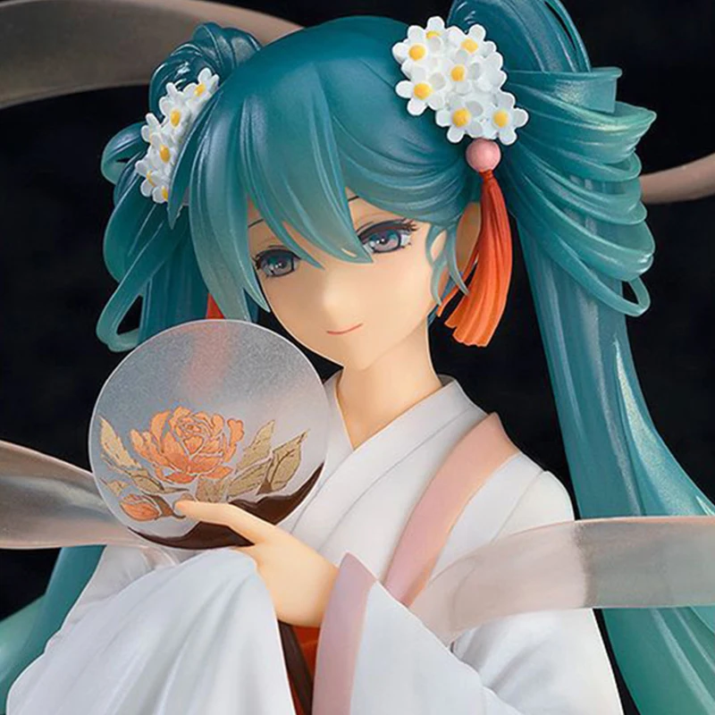 Ботинки для Маскарадного костюма с названием песни «Hatsune Miku середины осени miku фигурки 22 см тел Аниме игрушечные цифры Красота модель художественные декорации