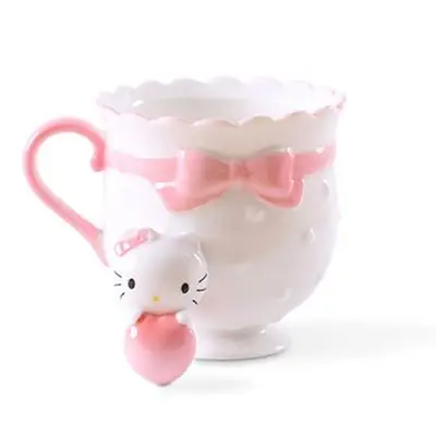 

Creative Pokemon Cups kitten princess Ceramic Mugs Tea tumbler Porcelain mooming Milk Cup Coffee mug Birthday Gift Free Shipping