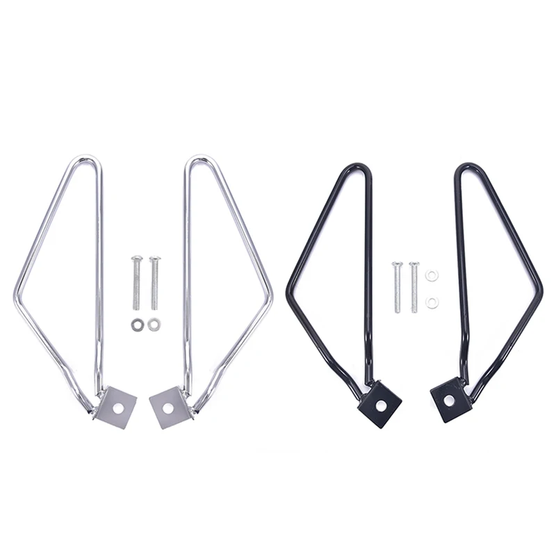 

Motorcycle Bag Bracket 883 Retro Bag Bracket Side Box hanging Black Saddle Bag Support Bars Mount Bracket For Accessorie