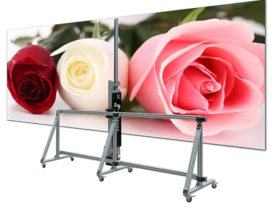  Horizontal 3D Wall Printer Machine for wallpaper printing company