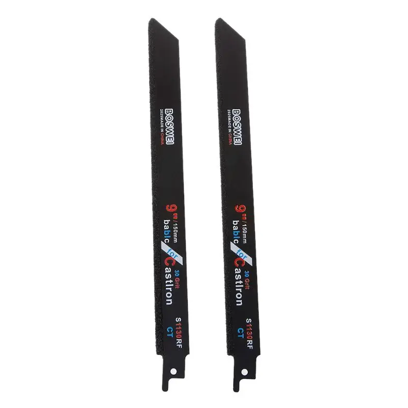 2pcs 225mm 9''Carbide Reciprocating Saw Blade For Cutting Ceramic Cast