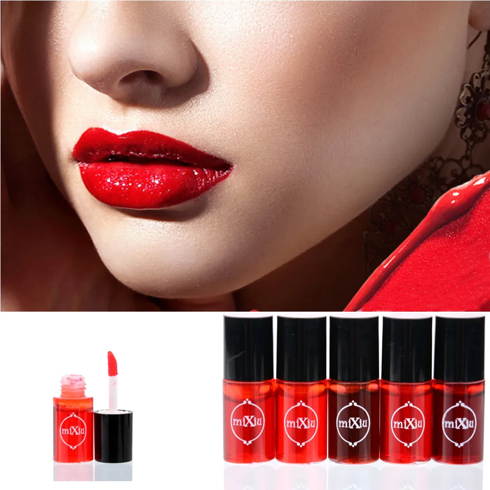 

2019 fashion new ladies charming small lip water lip gloss lip liquid moisturizing lasting double mouth lip gloss maquiagem 50*