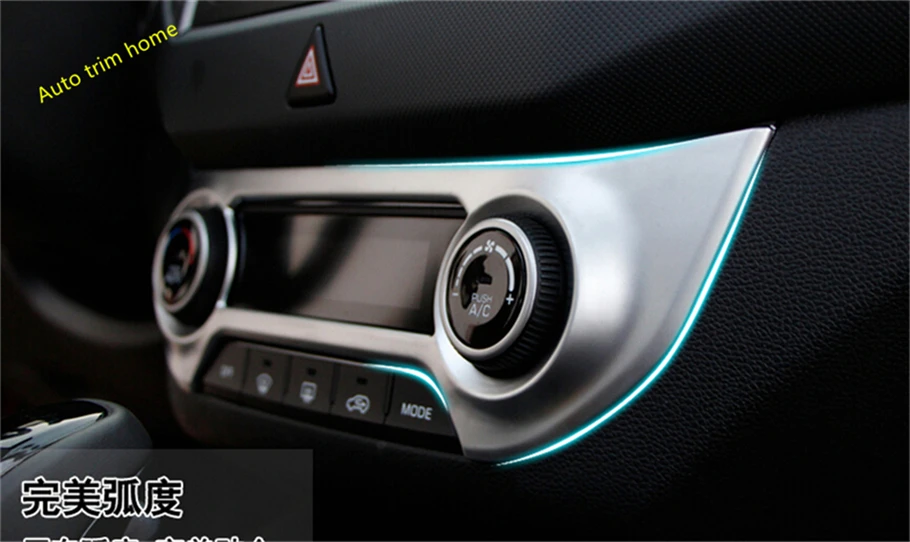 

Lapetus Central Control Air Condition Switch Panel Frame Knob Cover Trim For Hyundai Creta IX25 2015 2016 2017 Auto Accessories