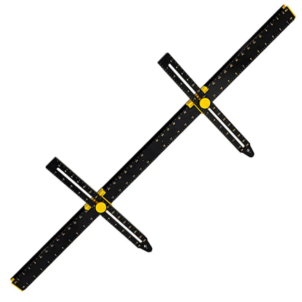 

100cm Measuring Picture Hanging Tools Level Ruler Multifunction Positioning Marking Ruler FC0108