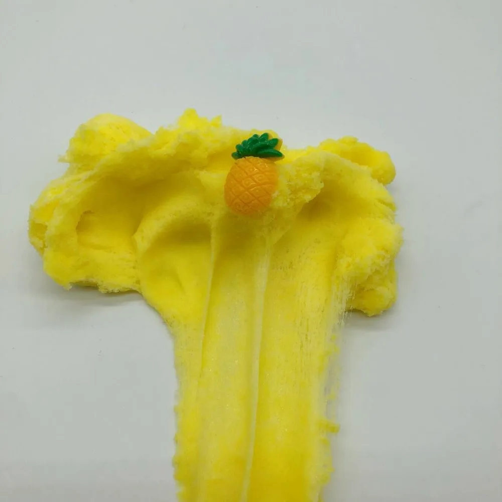 Slime Toys Popular Pineapple DIY Modeling Clay Fluffy Slime Learning Education Toy For Children Release Stress Polymer Clay Slime Toys Popular Pineapple DIY Modeling Clay Fluffy Slime Learning Education Toy For Children Release Stress Polymer Clay