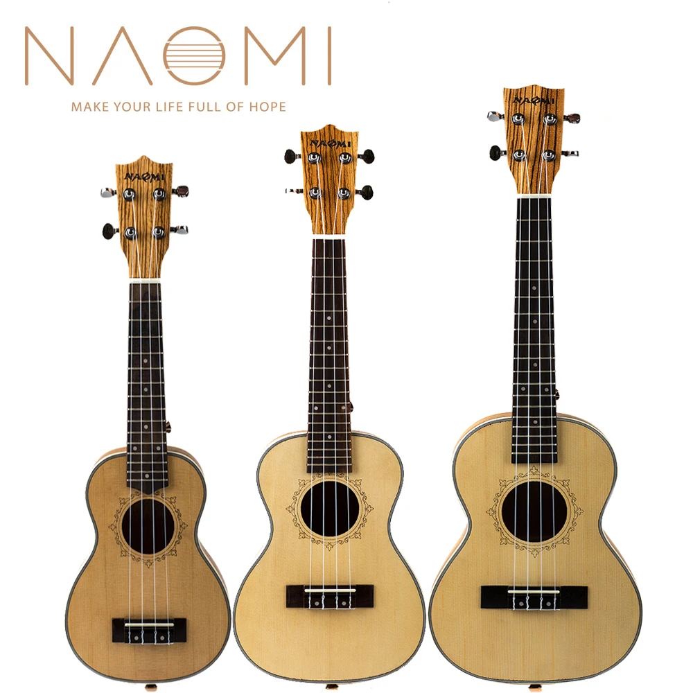 

NAOMI Ukulele Acoustic Ukulele Student Ukulele 4 Strings Guitar Hawaii Guitar Guitarra 21" 23" 26" Ukulele Option NEW
