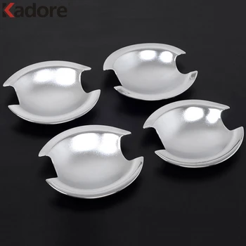 

For Mitsubishi Lancer 2008 2009 2010 2011 ABS Chrome Side Door Handle Cup Bowl Cover Trim Exterior Accessories