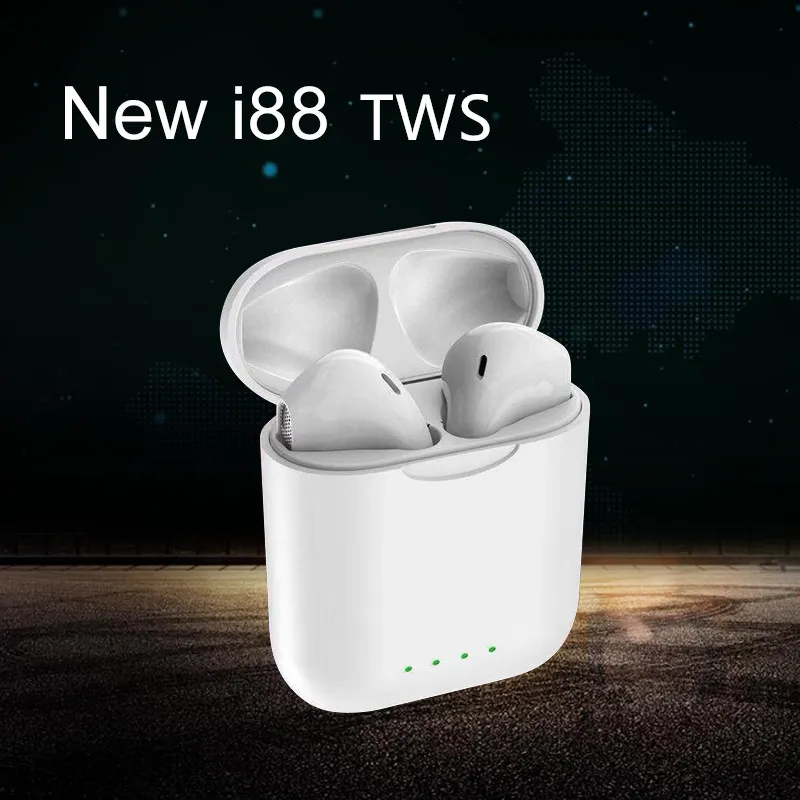 

2019 New i88 TWS 1:1 Wireless Stereo Bluetooth 5.0 Headsets better than i10 i11 i13 i9 tws for all Phone