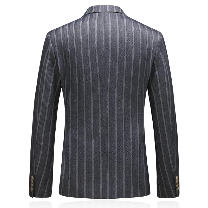 (Blazer+Vest+Pants) Mens Wedding Suit Male Blazers Slim Fit Suits for Men Costume Business Formal Party Classic Gray / S-5XL (Blazer+Vest+Pants) Mens Wedding Suit Male Blazers Slim Fit Suits for Men Costume Business Formal Party Classic Gray / S-5XL