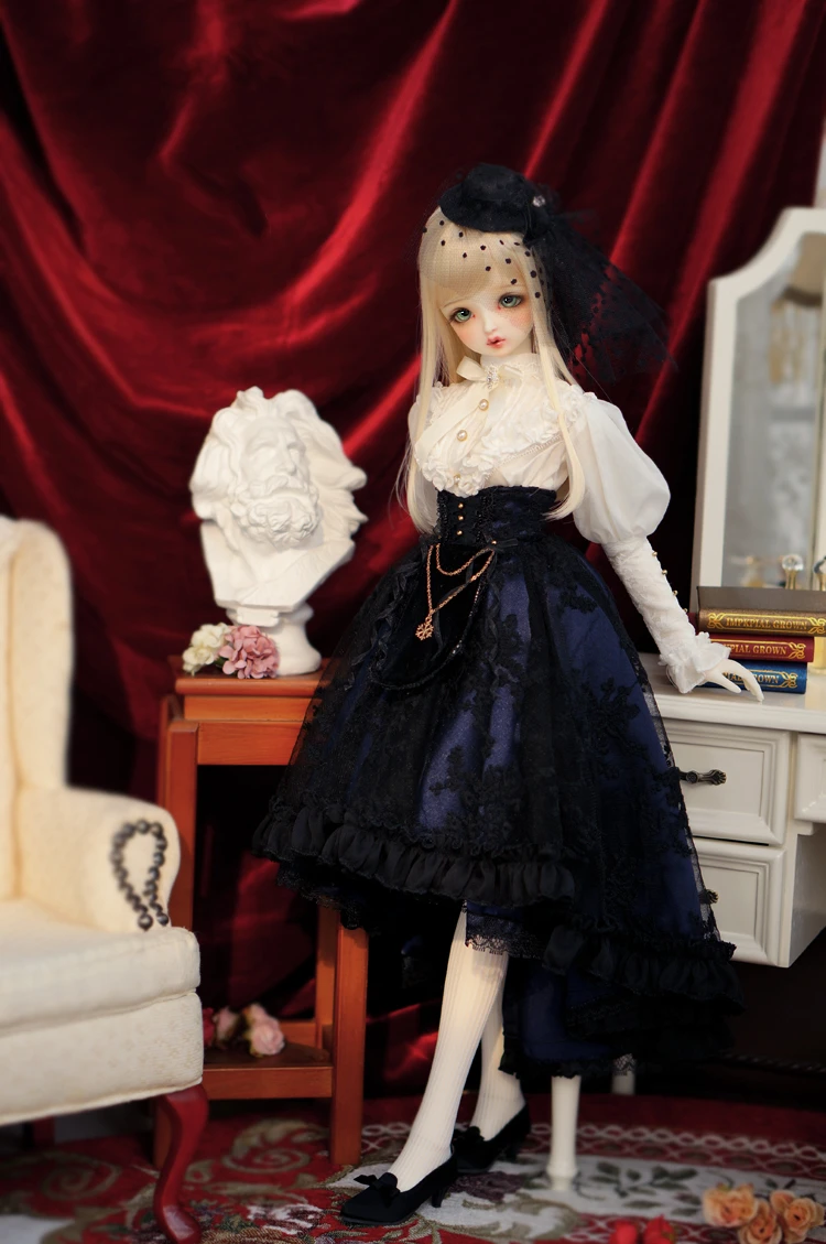 SD bjd кукла ткань Ретро Полное платье для DDL SD16 bjd Кукла аксессуар