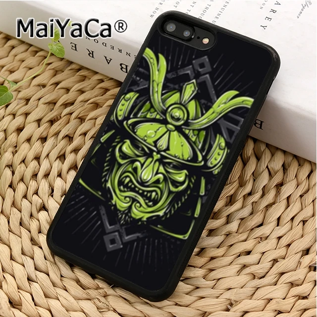 MaiYaCa маска самурая шлем чехол для телефона iPhone 5 6 s 7 8 plus 11 12 Pro X XR XS Max Samsung Galaxy S6 S7 edge
