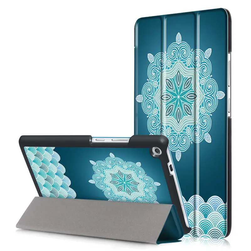 (Slim fit) (стенд Особенности) фолио Флип PU Hybrid печати чехол для Lenovo TAB3 Tab 3 7 Plus 7703 7703x tb