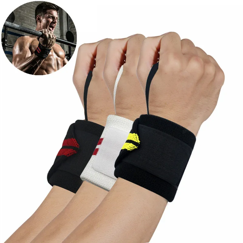 New A Pair Wrist Support Elastic Professional Grade With Thumb Loops
