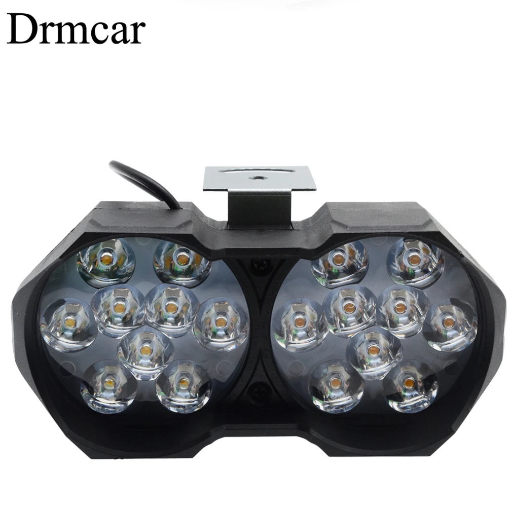 

Work Light 6/9/12/18 Led Super Bright High Power Motorcycle Headlight Scooter Led Light Fog Spot White Headlight DC 12V 24V