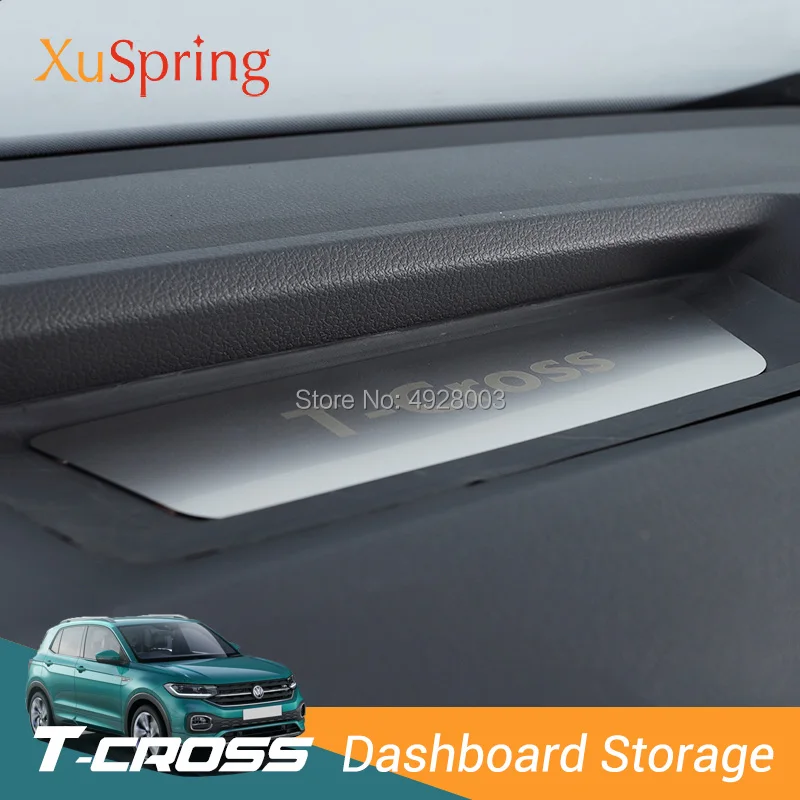 Автомобильный коврик для панелей; хранение в коробке Подушка-накладка наклейки для Volkswagen T-cross Tcross