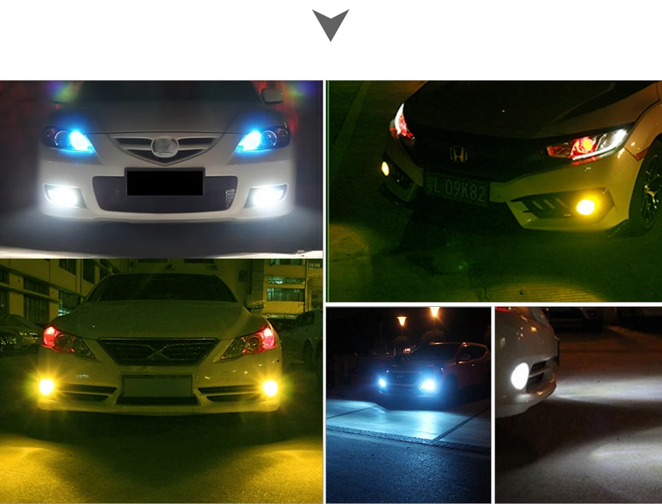 Led H7 H11 H8 H9 Car Lamp Bulbs 1200LM 9005 Hb3 9006 Hb4 Passing Light 12V H1 H3 H10 PSX24W 6000k 8000k Led Fog Lights DRL Bulb (20)