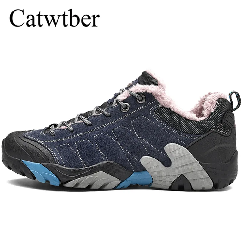 

Catwtber Winter Warm Brand Men Non-slip Comfortable Men Boots Sweat Bottes Adulto casual shoes Heavyweight Sapatos masculinos