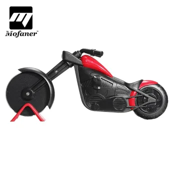 

Pizza Chopper Motorcycle Shaped Pizza Cutter Wheel stainless steel Pizza Slicer