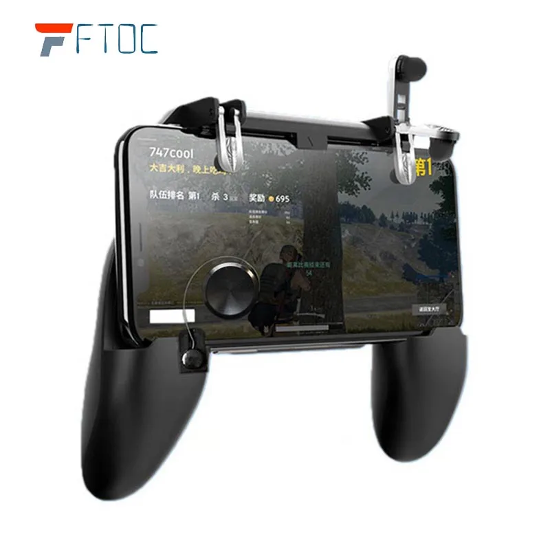 PUBG Mobile Phone Game Trigger L1R1 Fire Button Gamepad Handle Shooter Game Joystick Controller Holder For IOS Android Phone PUBG Mobile Phone Game Trigger L1R1 Fire Button Gamepad Handle Shooter Game Joystick Controller Holder For IOS Android Phone