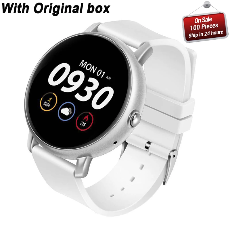 Смарт-часы S666 монитор сердечного ритма сна для женщин и мужчин Bluetooth Вызов Смарт-часы IP67 водонепроницаемые часы часов - Цвет: Белый
