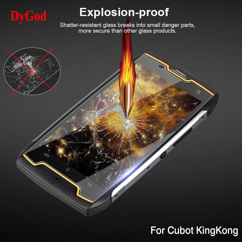 

For Cubot KingKong Tempered Glass Front Film Screen Protector Glass 5.0 inch For Cubot KingKong Toughened Phone Glass Cover Film