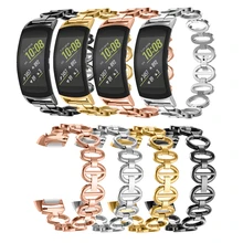 Браслет из нержавеющей стали на запястье для samsung gear Fit 2 Pro/Fit2 Pro SM-R365 фитнес-трекер спортивные Смарт-часы