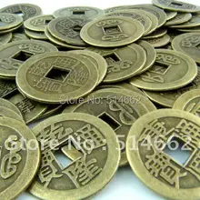 Фэн-шуй 100 шт 2 см I-Ching монеты/Китайская древняя монета, благоприятная китайская монета/фэншуй монета