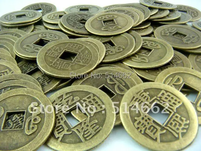 

Feng Shui 100PCS 2CM I-Ching Coins/Chinese Ancient Coin,Auspicious Chinese Coin /Fengshui coin