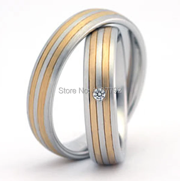 top quality font b custom b font font b made b font titanium matching engagement wedding