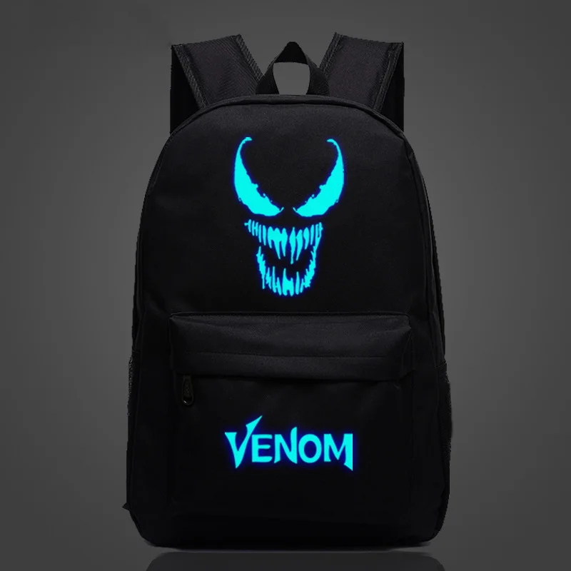 

New Arrival Venom Luminous school backpack travel bag backpack for male