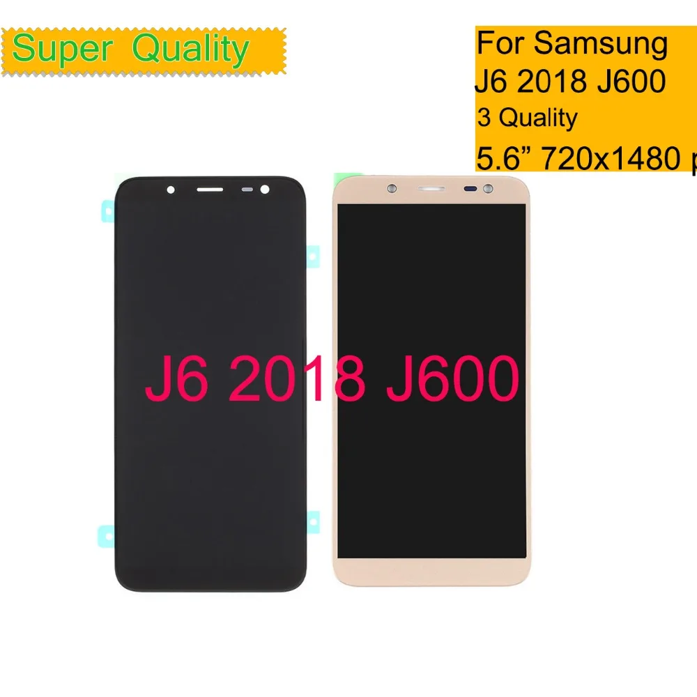 Супер AMOLED для SAMSUNG GALAXY J6 2018 J600 J600F J600F/DS J600Y ЖК-дисплей сенсорный экран дигитайзер