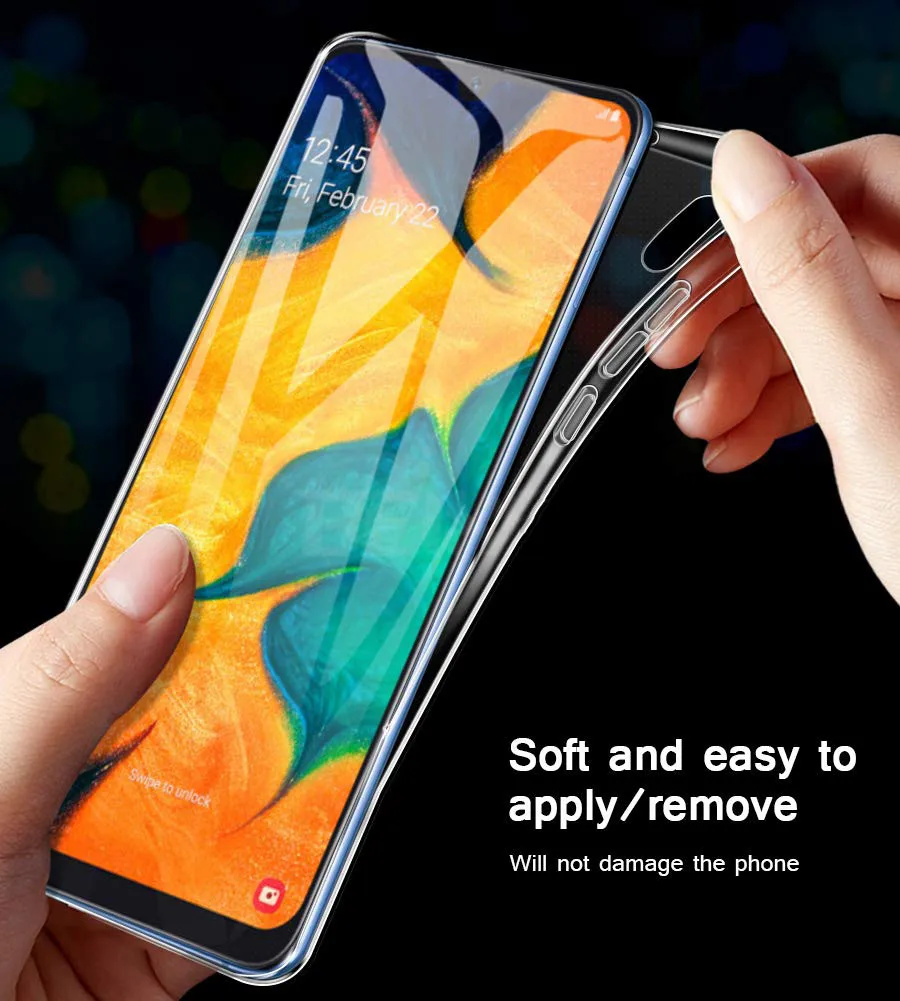 Для samsung A10 A20 A30 A40 A50 A60 A70 A80 A90 S10 5G Plus Прозрачный чехол для Galaxy S10E M20 M30 A7 A9 прозрачный чехол Capa