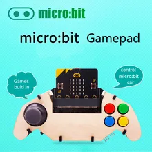 Модуль расширения геймпада для micro: bit джойстик и кнопки воспроизводит музыку, питание от аккумулятора также заряжает батарею