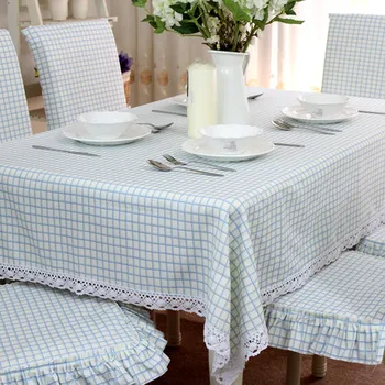 

2018 new plaid table cloth rectangular home protection and decoration elegant table cover home textile almofadas capa dec